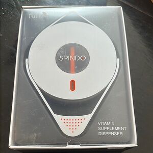 Vitamin Supplement Dispenser - White and Red